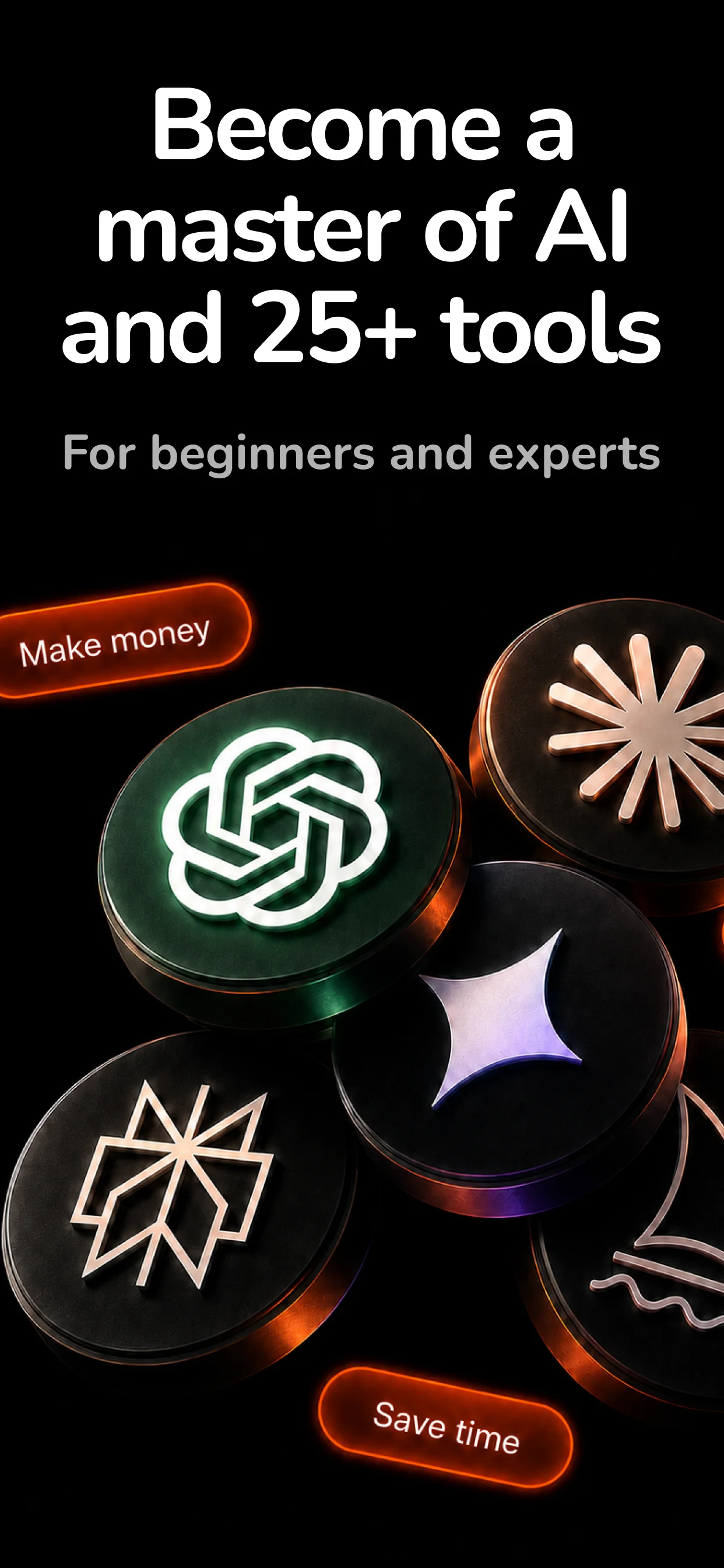 WexAI App Store preview featuring more than 25 AI tools